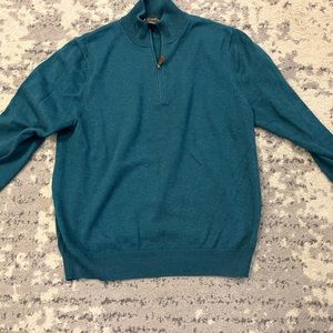 Brooks Brothers Prima Cotton Quarter Zip